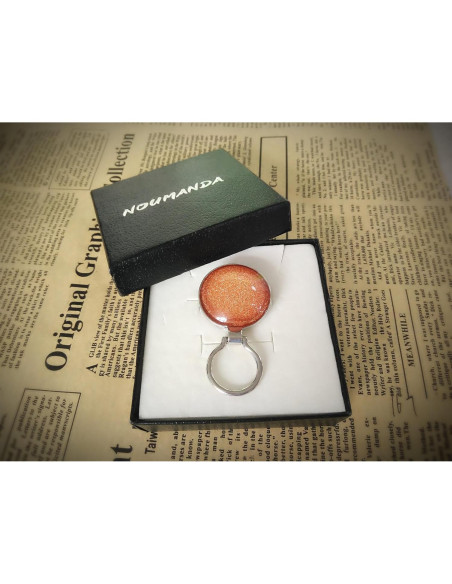 Broche Magnético Redondo NOUMANDA Oro 4.8x2.7 cm Mujeres