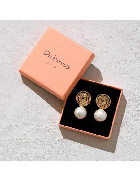 Pulsera de Tobillo Dorada 18K para Mujeres con Zafiro y Perlas Pulsera de Tobillo Dorada 18K para Mujeres con Zafiro y Perlas