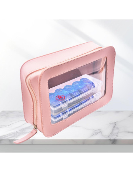 Estuche Organizador de Lentes de Contacto 2 Piezas 40 Lentes