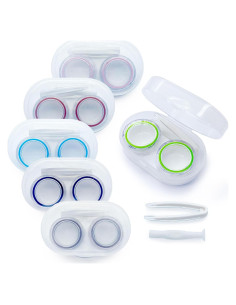 Estuche para Lentes de Contacto LCFALO 6 Piezas Portátil