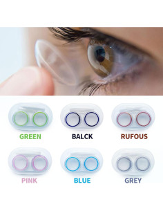 Estuche para Lentes de Contacto LCFALO 6 Piezas Portátil 2