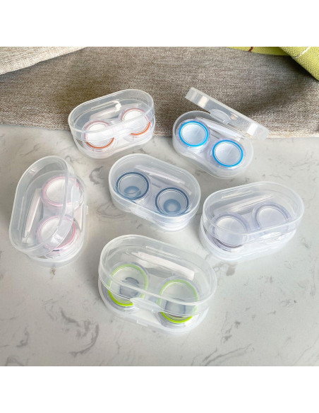 Estuche para Lentes de Contacto LCFALO 6 Piezas Portátil