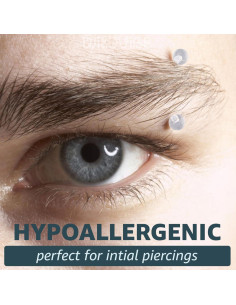 Retenedores Transparentes 16g Bioflex 6pc para Piercings 2