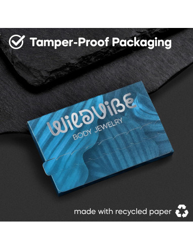 Retenedores Transparentes 16g Bioflex 6pc para Piercings