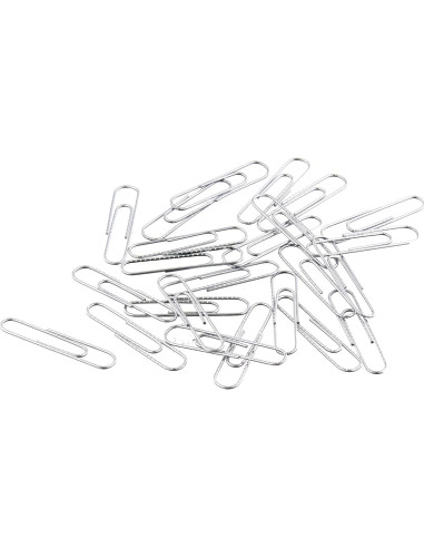 Clips de Papel Antideslizantes Amazon Basics No. 1 - 1000 Unidades