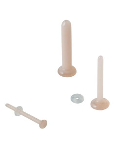 Retenedor de Piercing de Vidrio Gorilla 20G Tono Carne 13mm