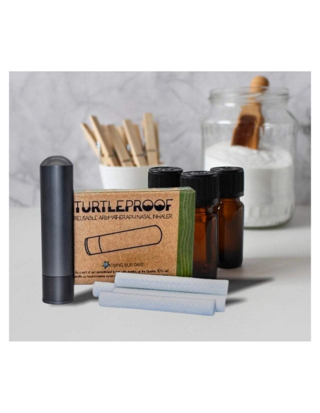 Inhalador Nasal de Aromaterapia Sky High Reutilizable Aluminio Inhalador Nasal de Aromaterapia Sky High Reutilizable Aluminio