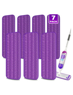7 Almohadillas Reutilizables Microfibra MEXERRIS para Swiffer 39x13 cm