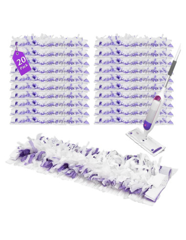 20 Almohadillas Power-Mop PIGUOAT para Mopas Multi-Superficie