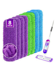 Paños de Mopa Reutilizables Unimade para Swiffer 33-38 cm - 8 Pzas
