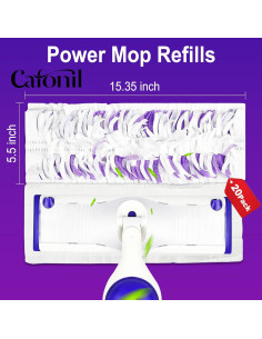 20 Almohadillas Desechables para Trapeador Eléctrico Swiffer 2