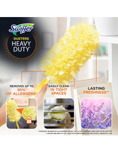 Recarga Swiffer Dusters Heavy Duty 11 Unidades Lavanda 2