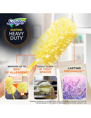 Recarga Swiffer Dusters Heavy Duty 11 Unidades Lavanda