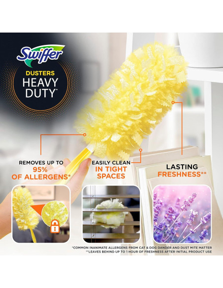 Recarga Swiffer Dusters Heavy Duty 11 Unidades Lavanda