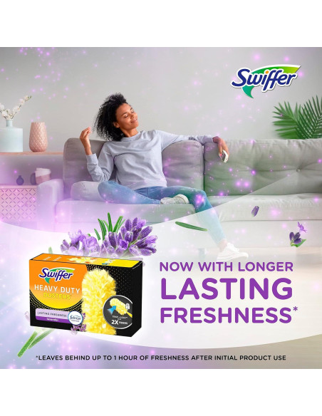 Recarga Swiffer Dusters Heavy Duty 11 Unidades Lavanda