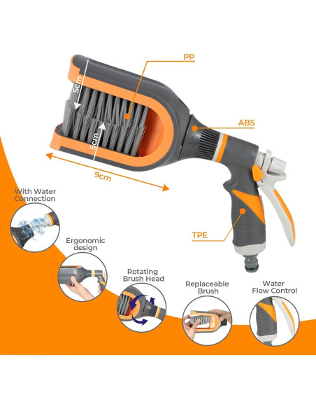 Cepillo de limpieza para persianas Lwertuio BYCS001 20x10 cm