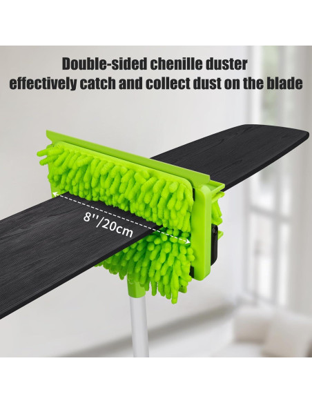 Limpiador de Ventiladores de Techo Qaestfy 190.5 cm Flexible 2 en 1 Limpiador de Ventiladores de Techo Qaestfy 190.5 cm Flexible 2 en 1