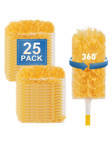 Recargas de Plumero Desechable YHOVID 25 Unidades Microfibra