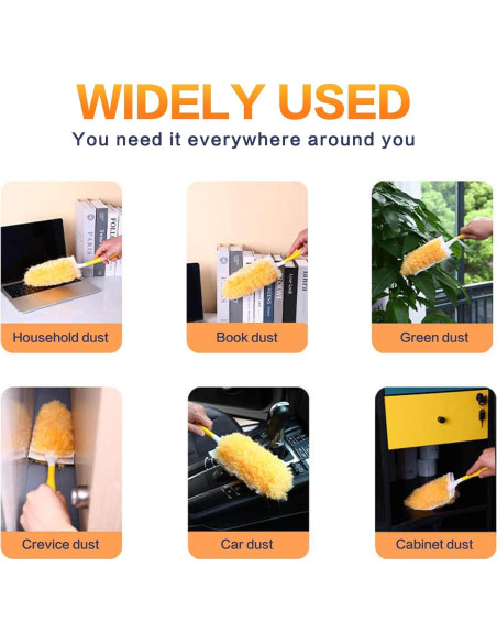 Recargas de Plumero Desechable YHOVID 25 Unidades Microfibra