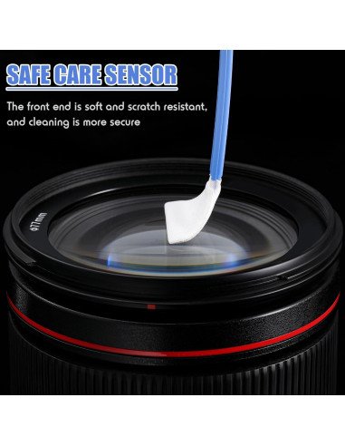 Kit de Limpieza de Sensor Konohan 45 Piezas 25mm Microfibra