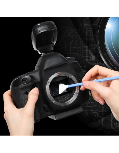 Kit de Limpieza de Sensor Konohan 45 Piezas 25mm Microfibra