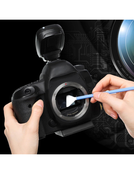 Kit de Limpieza de Sensor Konohan 45 Piezas 25mm Microfibra