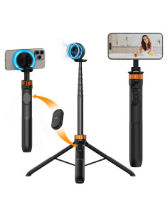 Trípode Selfie Magnético K&F Concept 63'' para iPhone