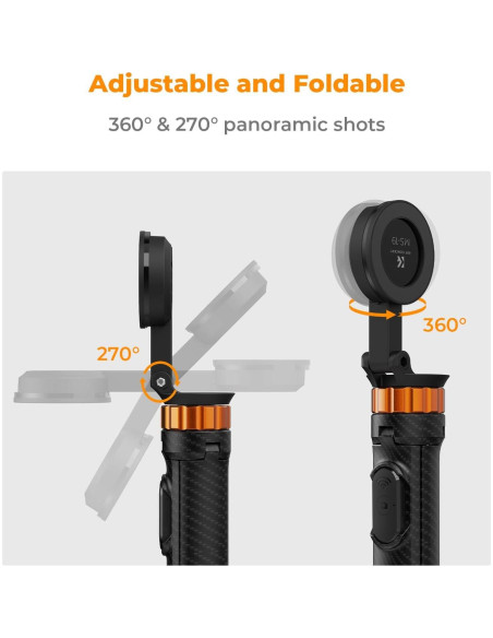 Trípode Selfie Magnético K&F Concept 63'' para iPhone