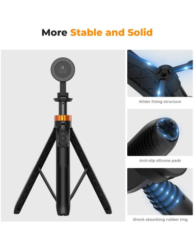 Trípode Selfie Magnético K&F Concept 63'' para iPhone