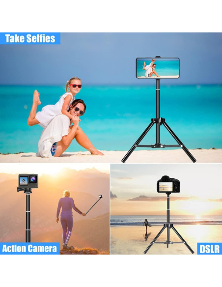 Trípode para Selfie PBOSE Extensible 157 cm con Control Remoto
