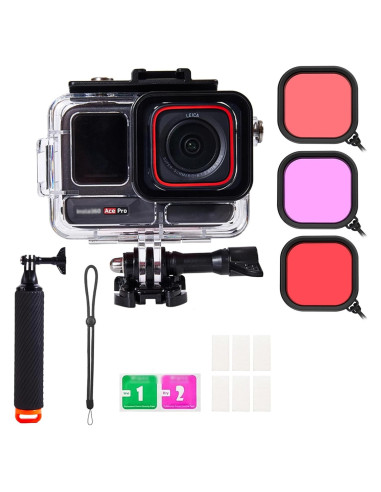 Funda Impermeable UnisonPet para Insta 360 Ace Pro 60m