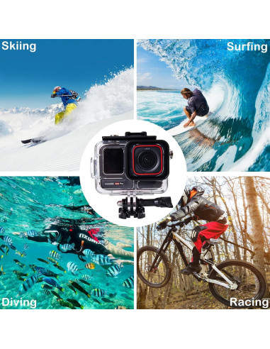 Funda Impermeable UnisonPet para Insta 360 Ace Pro 60m