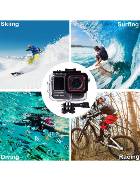 Funda Impermeable UnisonPet para Insta 360 Ace Pro 60m