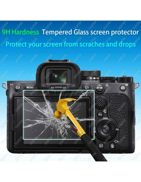 Protector de Pantalla Vidrio Templado 9H para Sony A7 IV