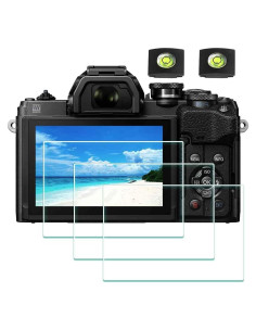 Protector de Pantalla LCD y Zapata Fría Olympus OM-D E-M10 Mark IV 3Pack