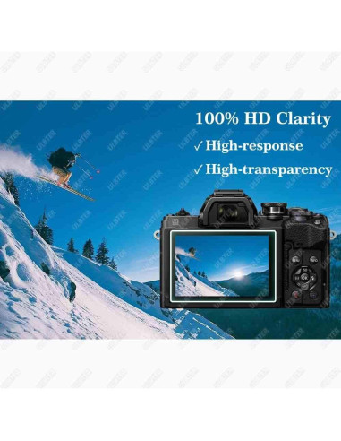 Protector de Pantalla LCD y Zapata Fría Olympus OM-D E-M10 Mark IV 3Pack