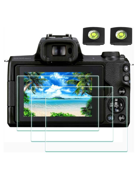 Protector de Pantalla Vidrio Templado 9H para Canon M50 II