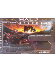 Vehículo Warthog NECA Halo Reach Action Clix 13.97 cm 2
