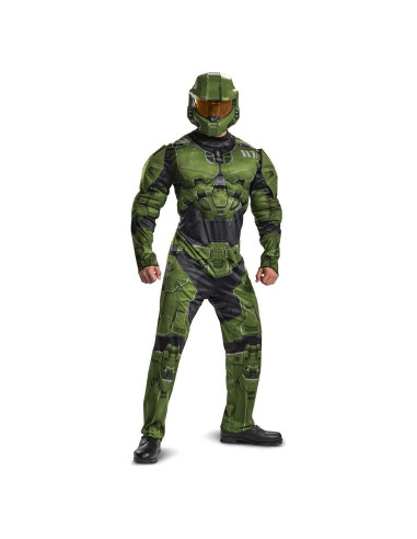 Disfraz oficial Halo Master Chief adulto XL con casco y armadura