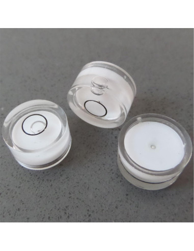 Nivel de Burbuja Circular Caterpillar Red 15mm Profesional