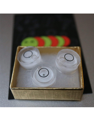 Nivel de Burbuja Circular Caterpillar Red 15mm Profesional