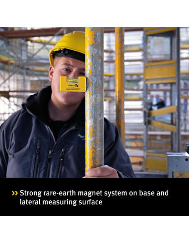 Nivel de Burbuja Pocket Pro Stabila Amarillo/Negro