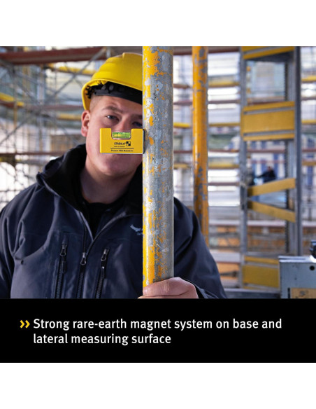 Nivel de Burbuja Pocket Pro Stabila Amarillo/Negro Nivel de Burbuja Pocket Pro Stabila Amarillo/Negro