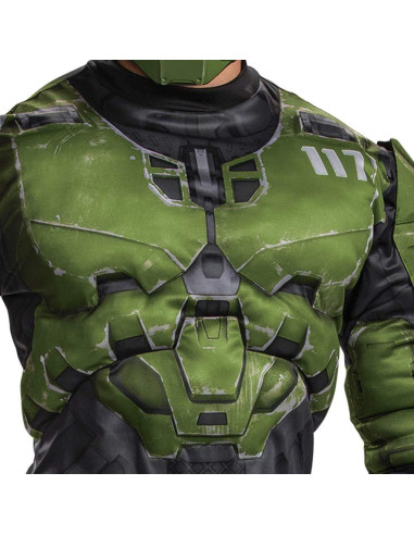 Disfraz oficial Halo Master Chief adulto XL con casco y armadura