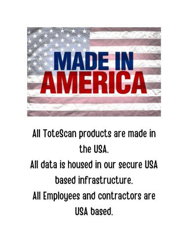 Etiquetas QR Inteligentes ToteScan 45 Unidades 6.35x7.62cm