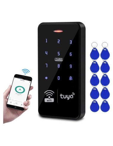 Teclado de Control de Acceso WiFi Tuya RFID Impermeable IP68