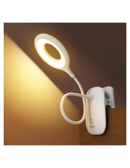 Luz de Lectura Clip On GCDFGV Recargable USB 5W Regulable Luz de Lectura Clip On GCDFGV Recargable USB 5W Regulable