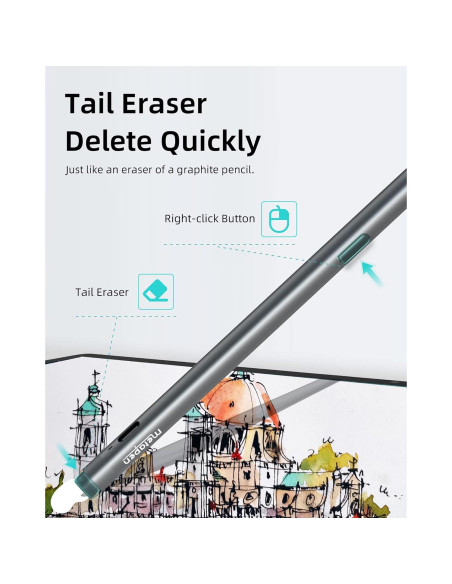 Metapen Stylus Pen M2 para Surface - 4096 Niveles de Presión