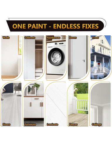 Pintura de Retoque Blanca Meuvcol 44.36 ml Acabado Mate