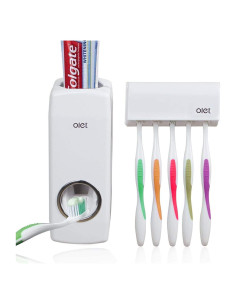 Dispensador Automático de Pasta de Dientes Power Will con Soporte